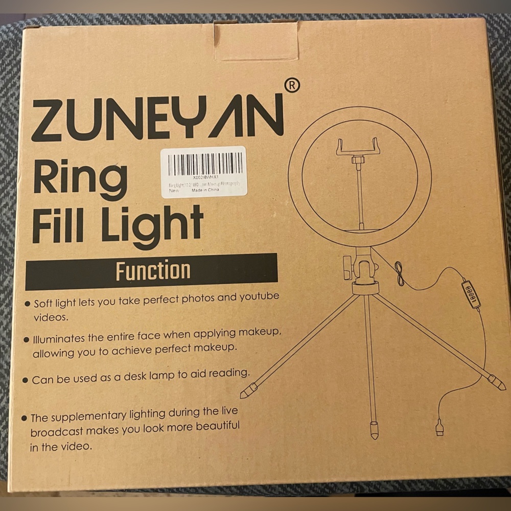Zuneyan Ring Light with Stand